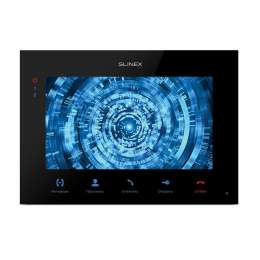 Slinex SQ-07MTHD Black, Цветной, настенный, 7"; сенсорный TFT LCD дисплей 16:9