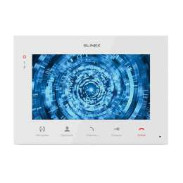 Slinex SQ-07MTHD White, Цветной, настенный, 7"; сенсорный TFT LCD дисплей 16:9