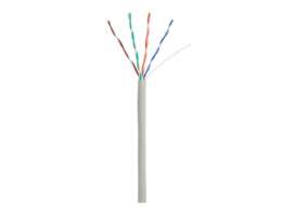 Netlan EC-EN-UU004-5E-PVC-GY, Четырехпарный медный кабель на основе витой пары UTP категории 5e для внутренней прокладки, 100 МГц, бухта 305 м